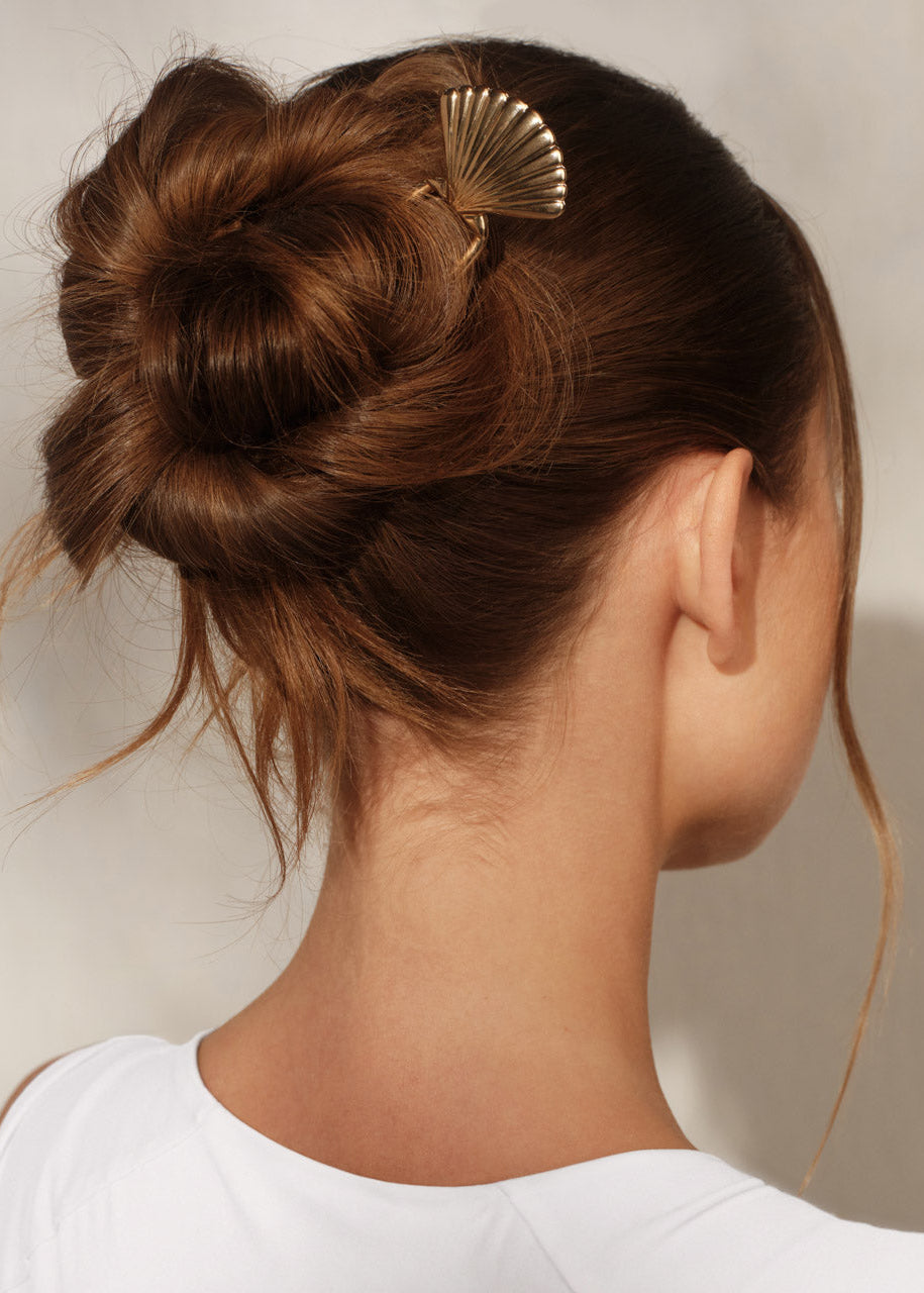 Kitsch Metal Shell French Hair Pin
