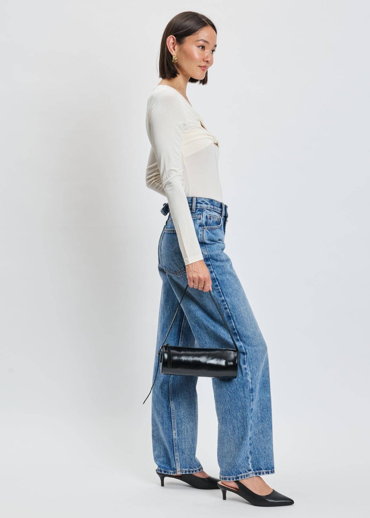 Moda Luxe Mila Black Shoulder Bag