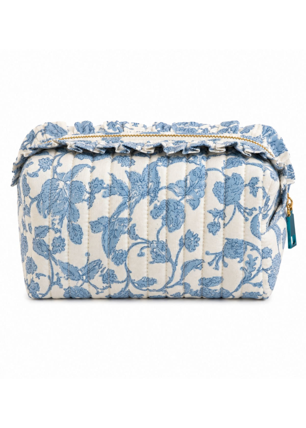 Cotton Quilted Toiletry Bag