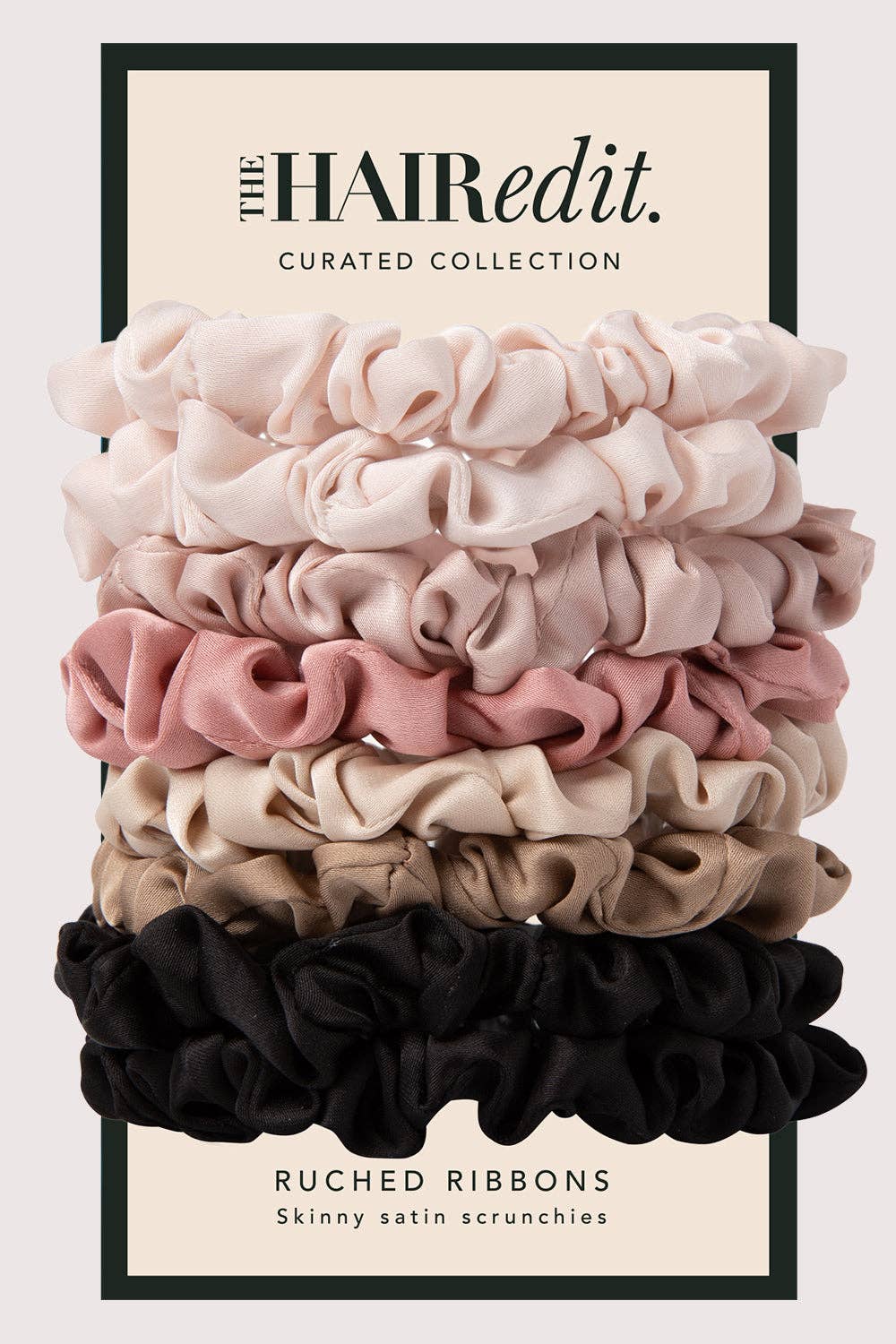 Satin Scrunchies 8-Pack
