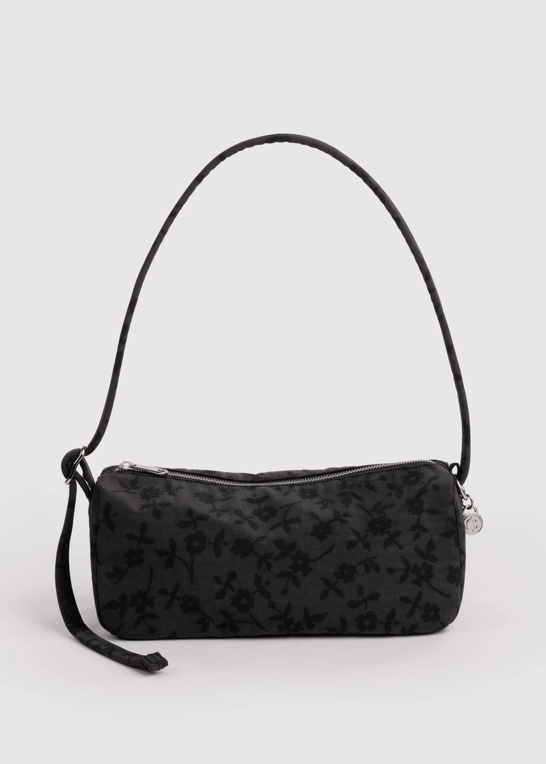 Baggu Nylon Loaf Bag in Charcoal Ditsy Floral