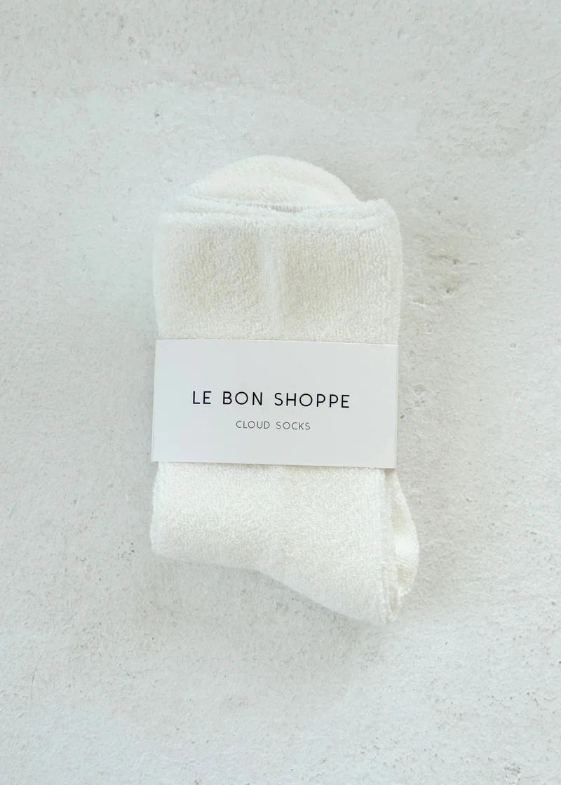 Le Bon Shoppe Cloud Socks in White