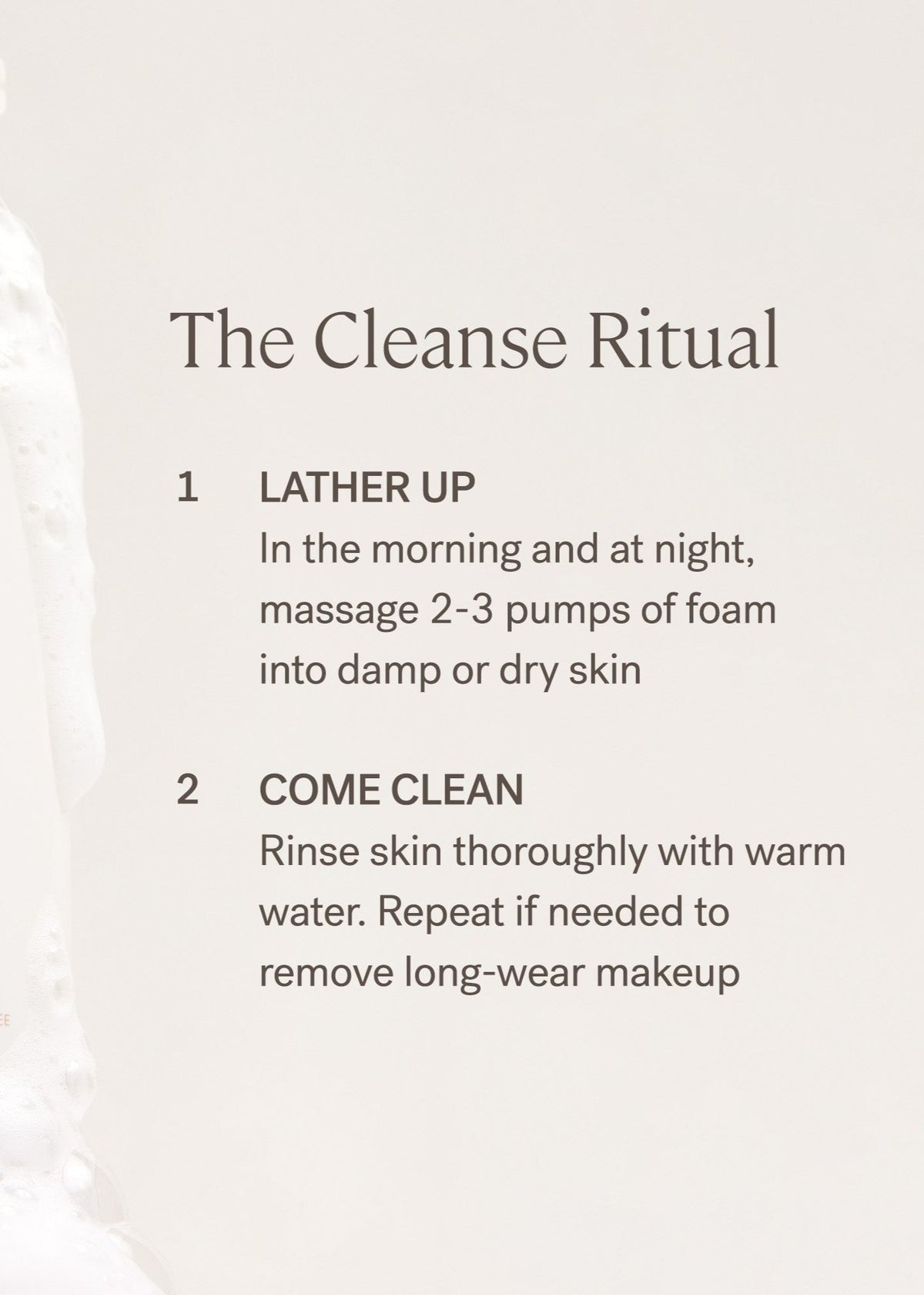 The Cleanse Soft Foaming Cleanser + Makeup Remover