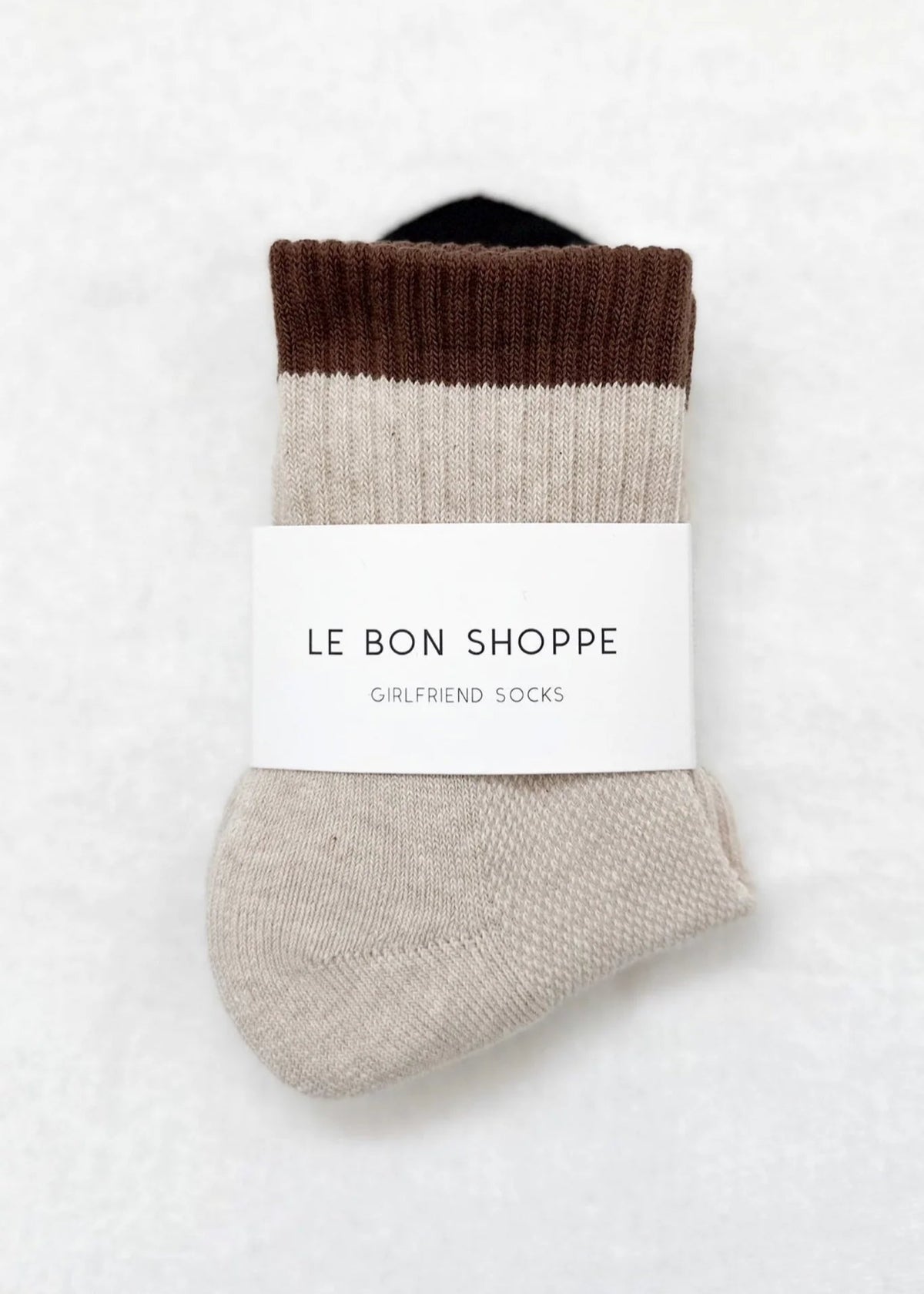 Le Bon Shoppe Girlfriend Socks in Black Coffee