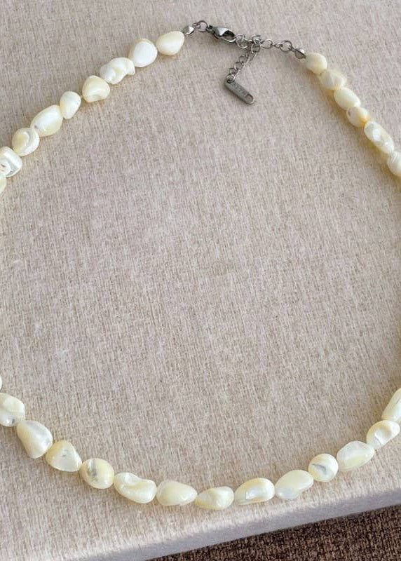 Natural Mother-of-Pearl Shell Necklace