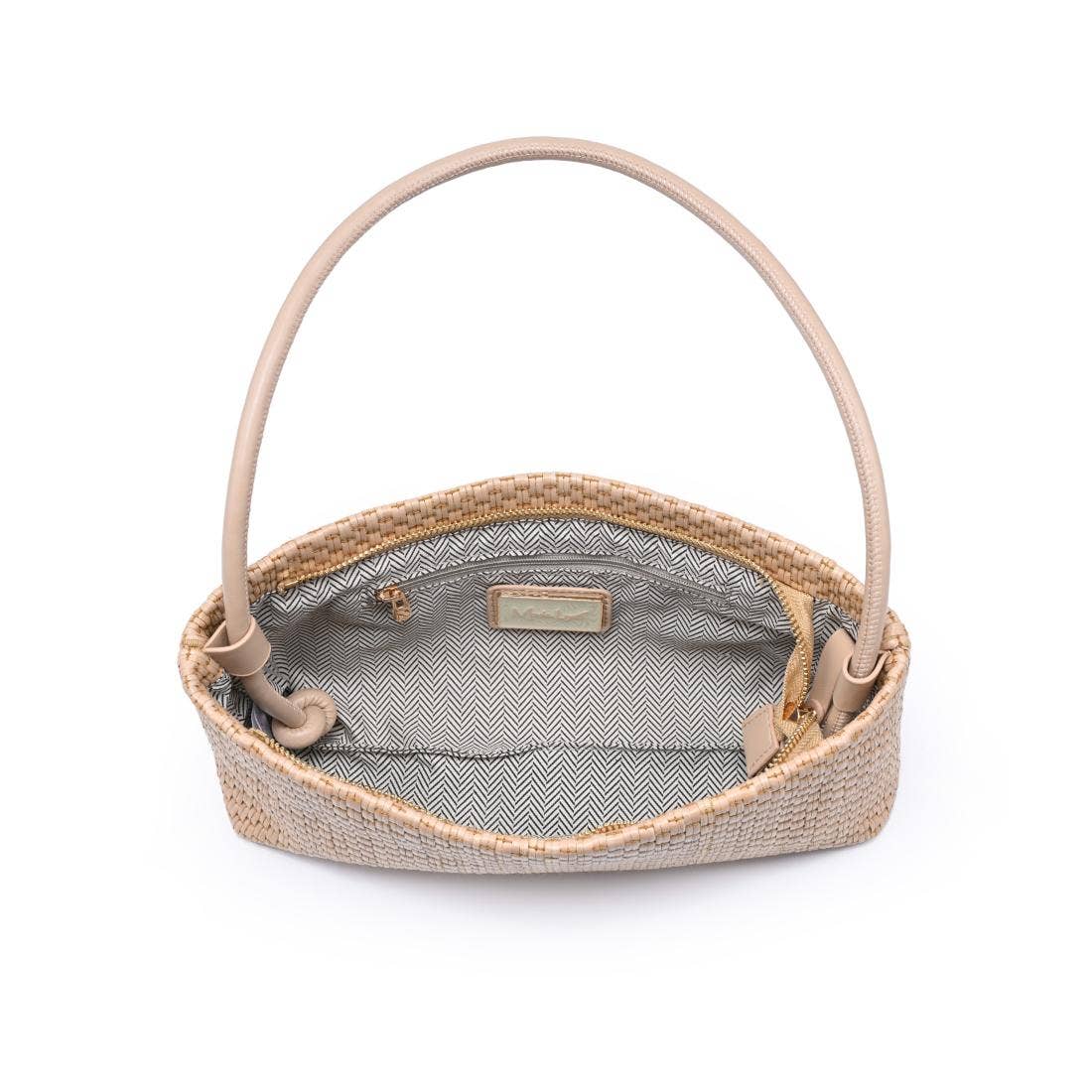 Moda Luxe Lucy Natural Woven Shoulder Bag