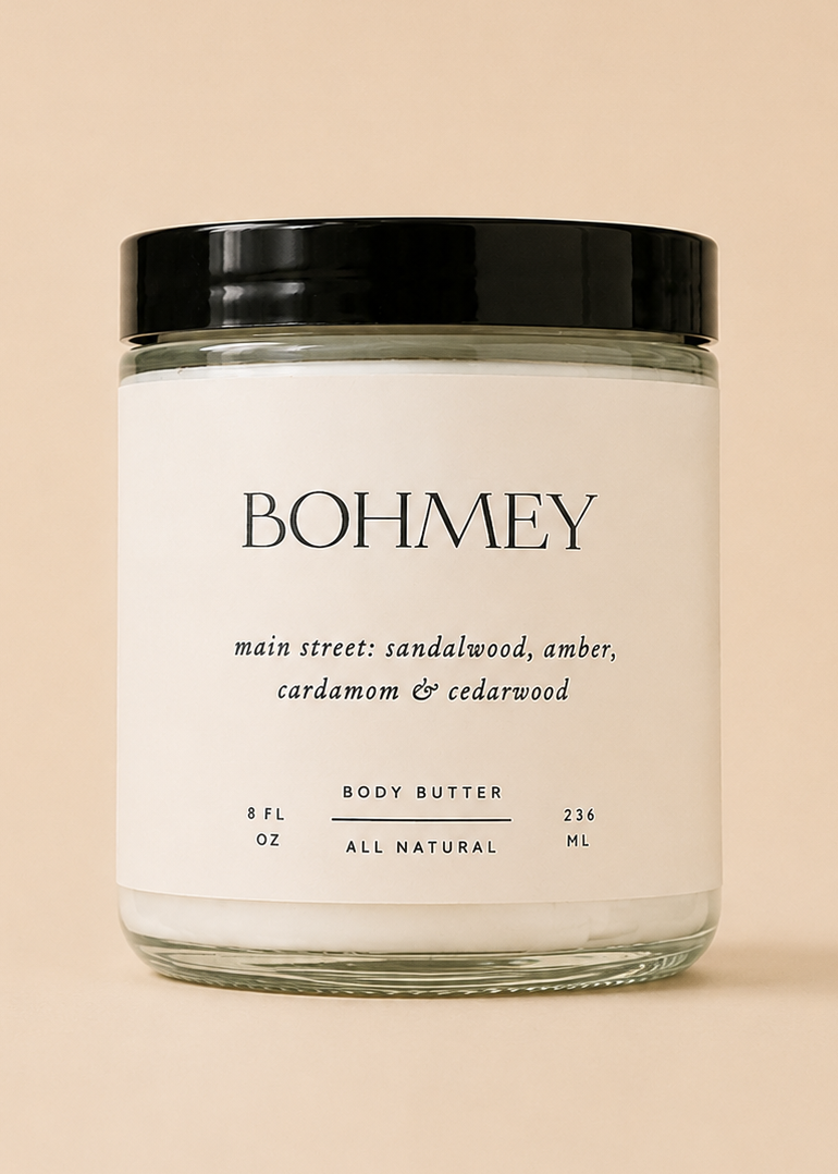 Bohmey Main Street Natural Body Butter