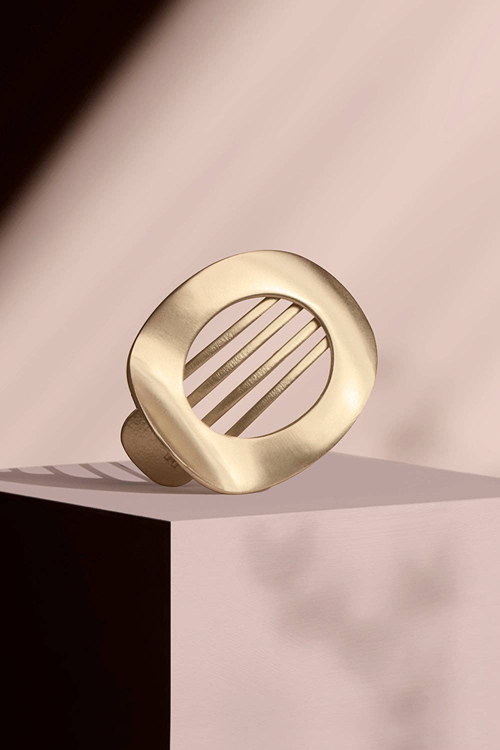 Gilded Flat Hair Clip in Gold