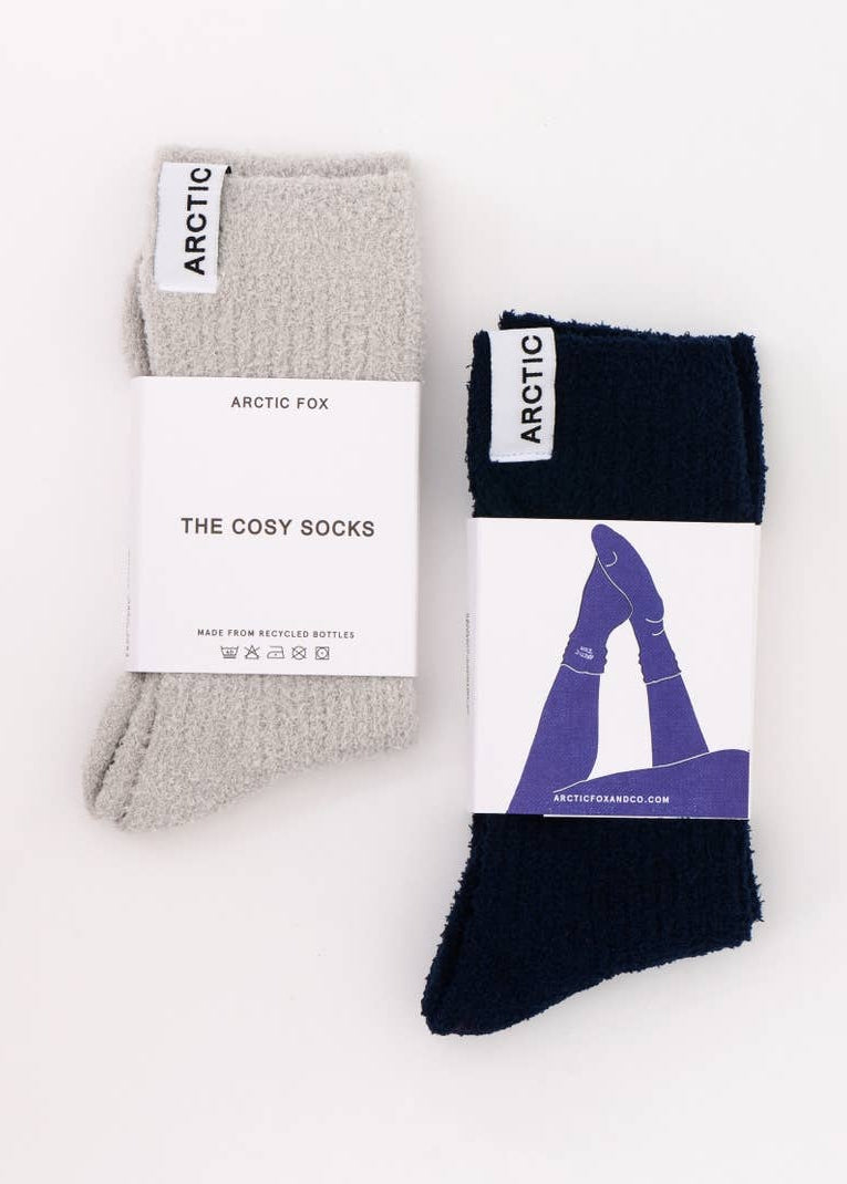 Arctic Fox Cosy Socks in Chocolate