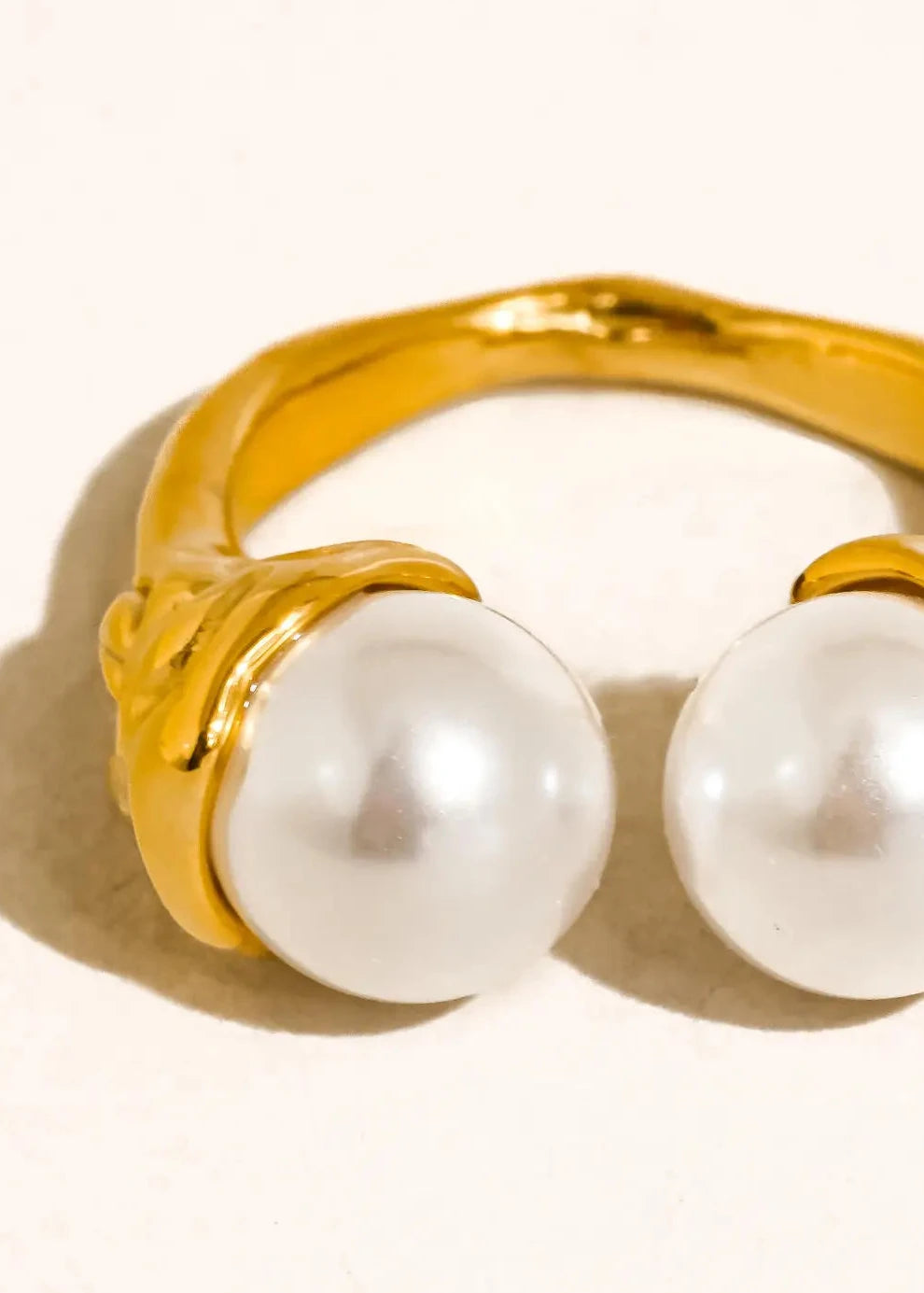 Eloura Gold Pearl Ring