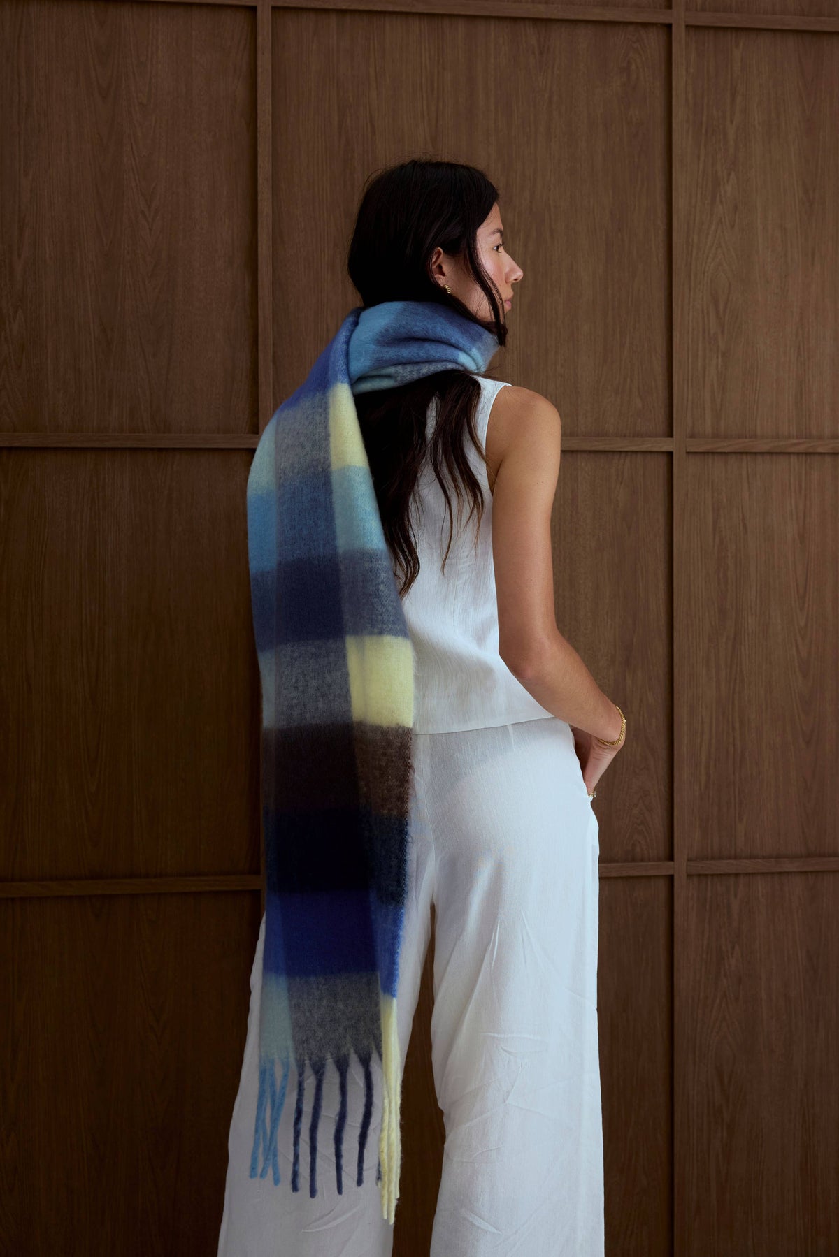 Arctic Fox The Reykjavik Scarf in Blue