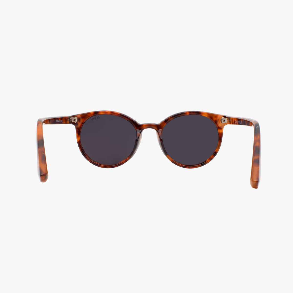 Heron Tortoise Polarized Round Sunglasses