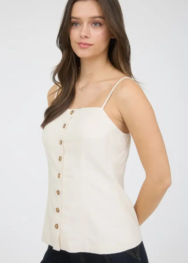 Ella Linen Tank Top