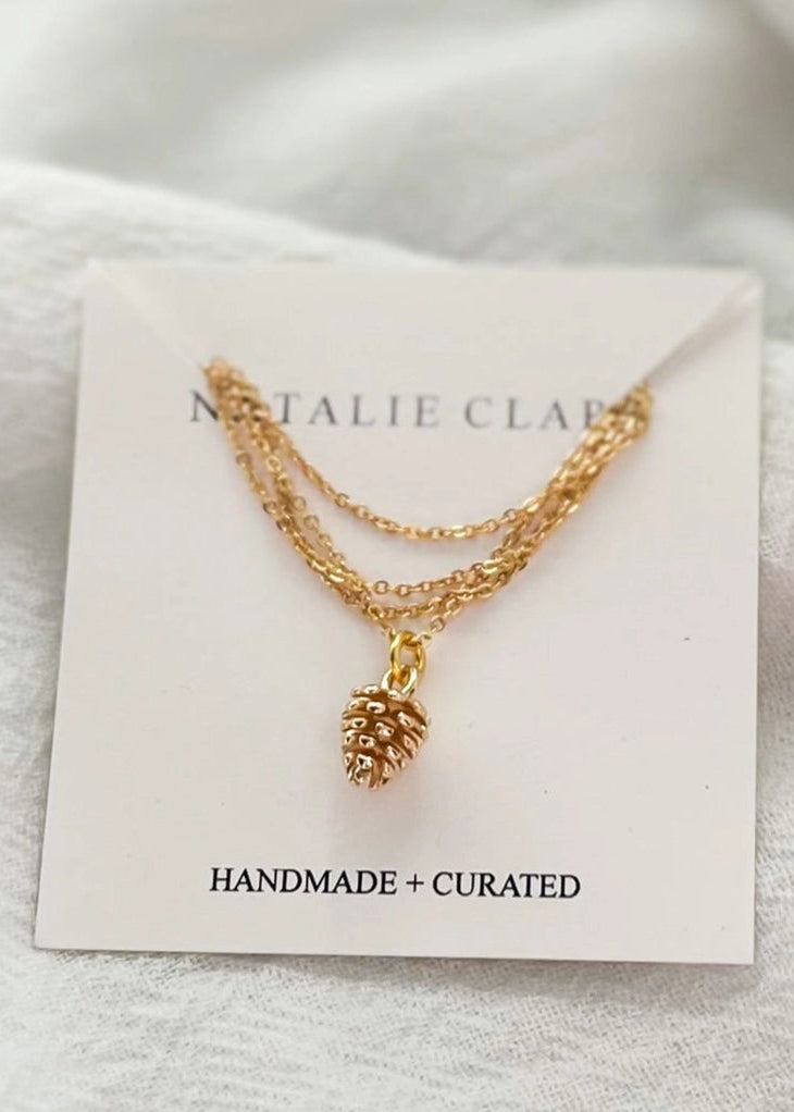 Pinecone Necklace