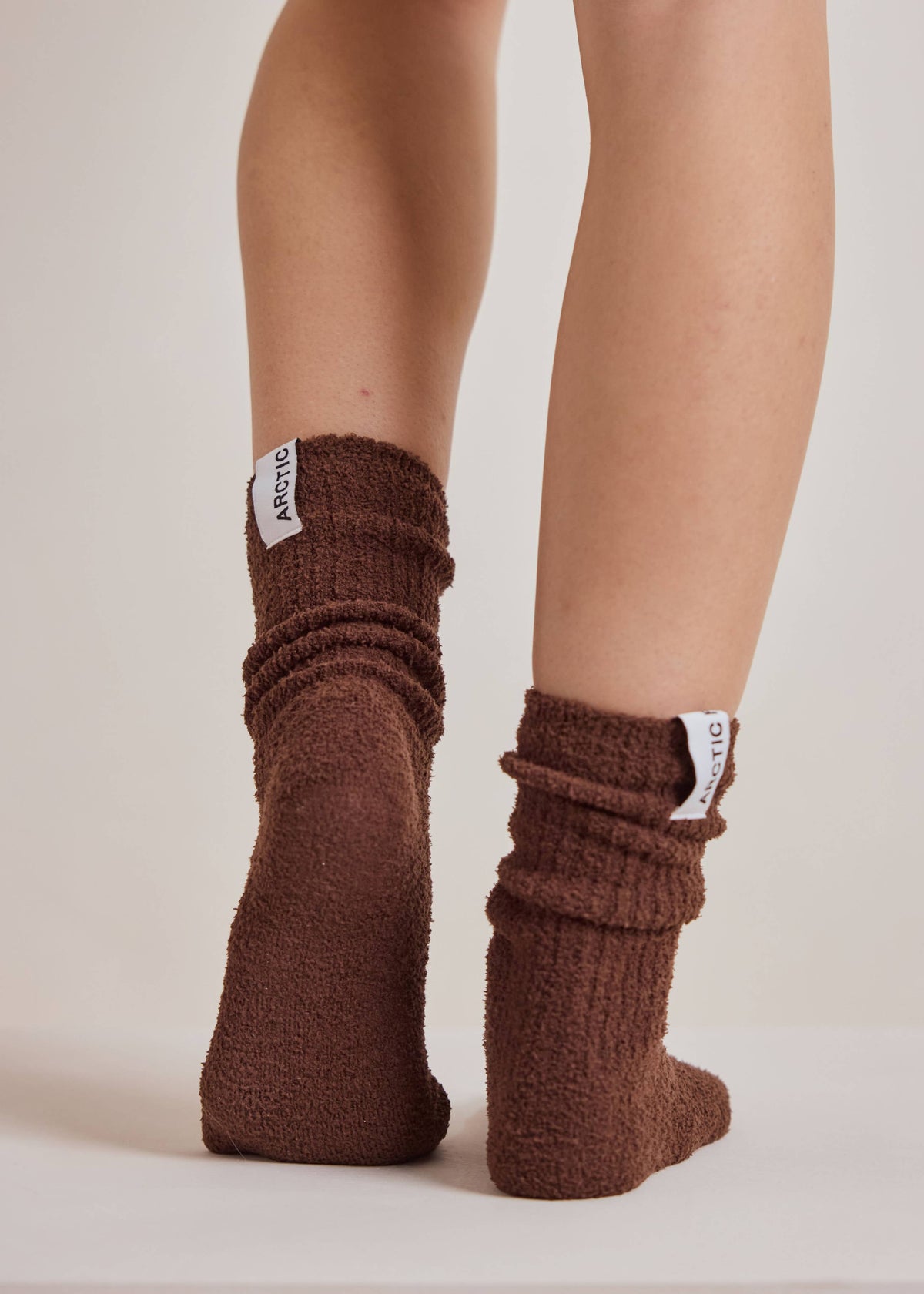 Arctic Fox Cosy Socks in Chocolate
