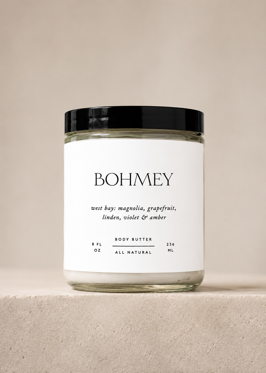 Bohmey West Bay Natural Body Butter