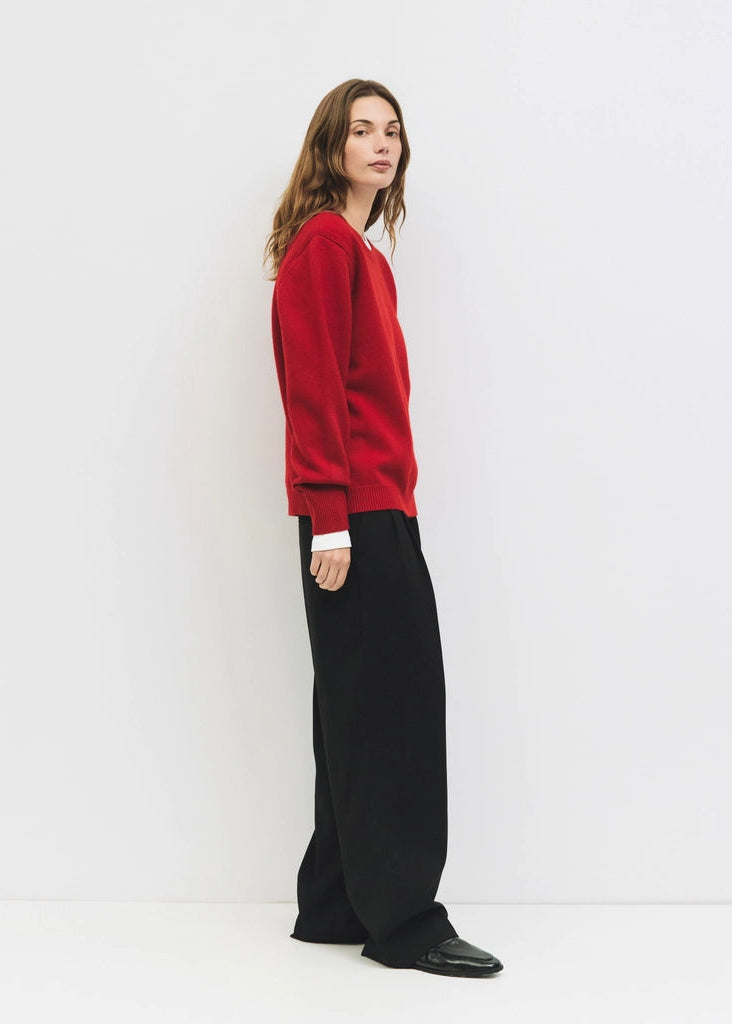 The Conrad Sweater in Red