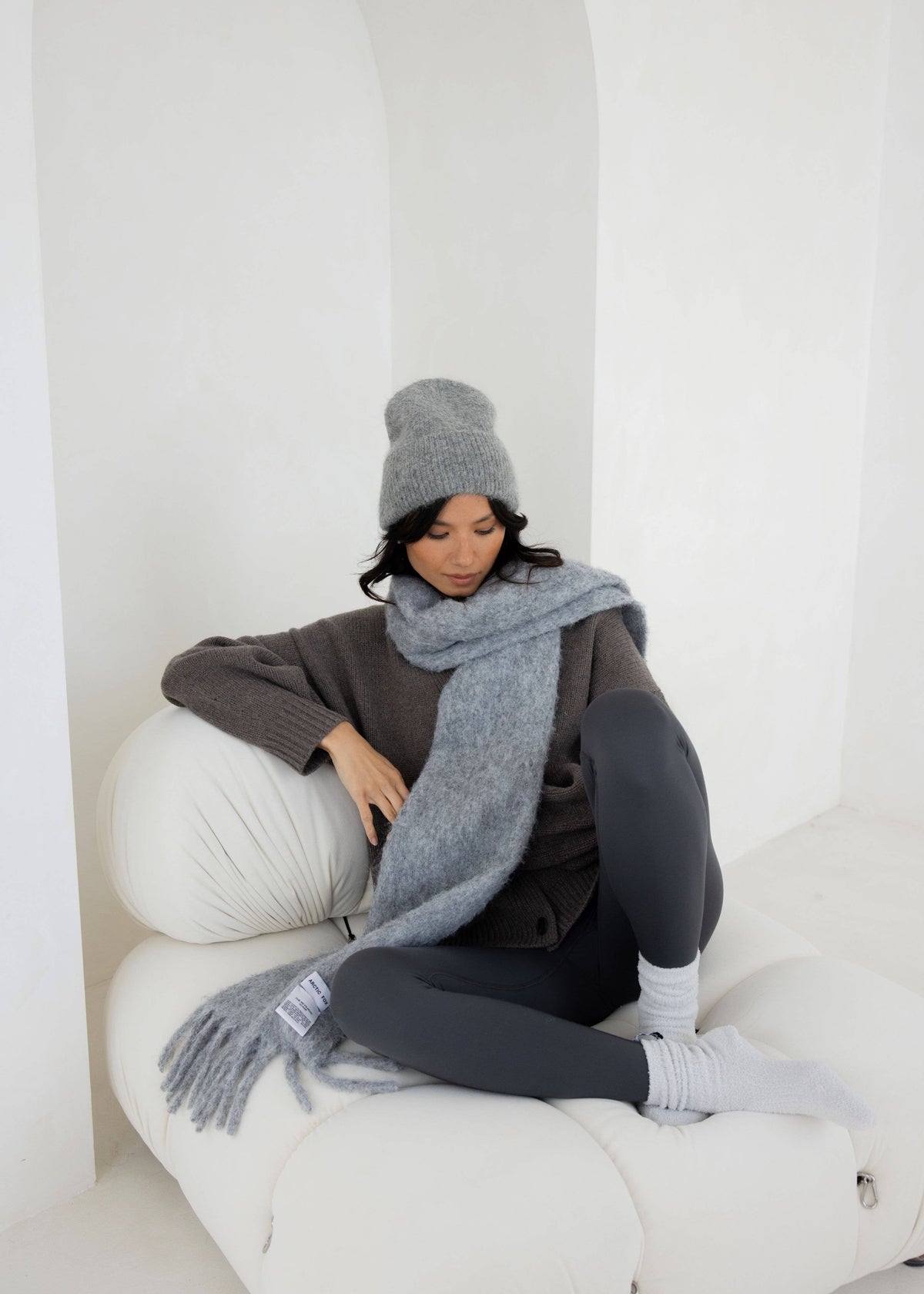 Arctic Fox Cosy Socks in Grey