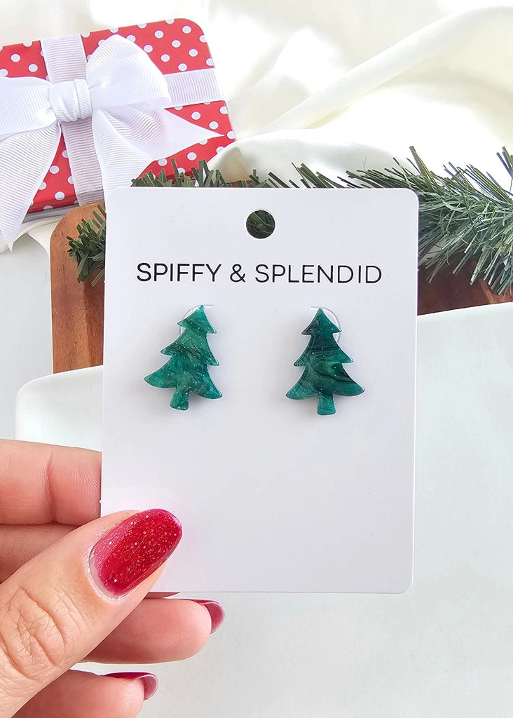 Christmas Tree Stud Earrings