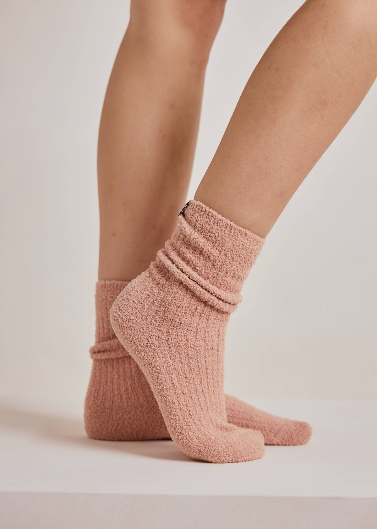 Arctic Fox Cosy Socks in Muted Pink