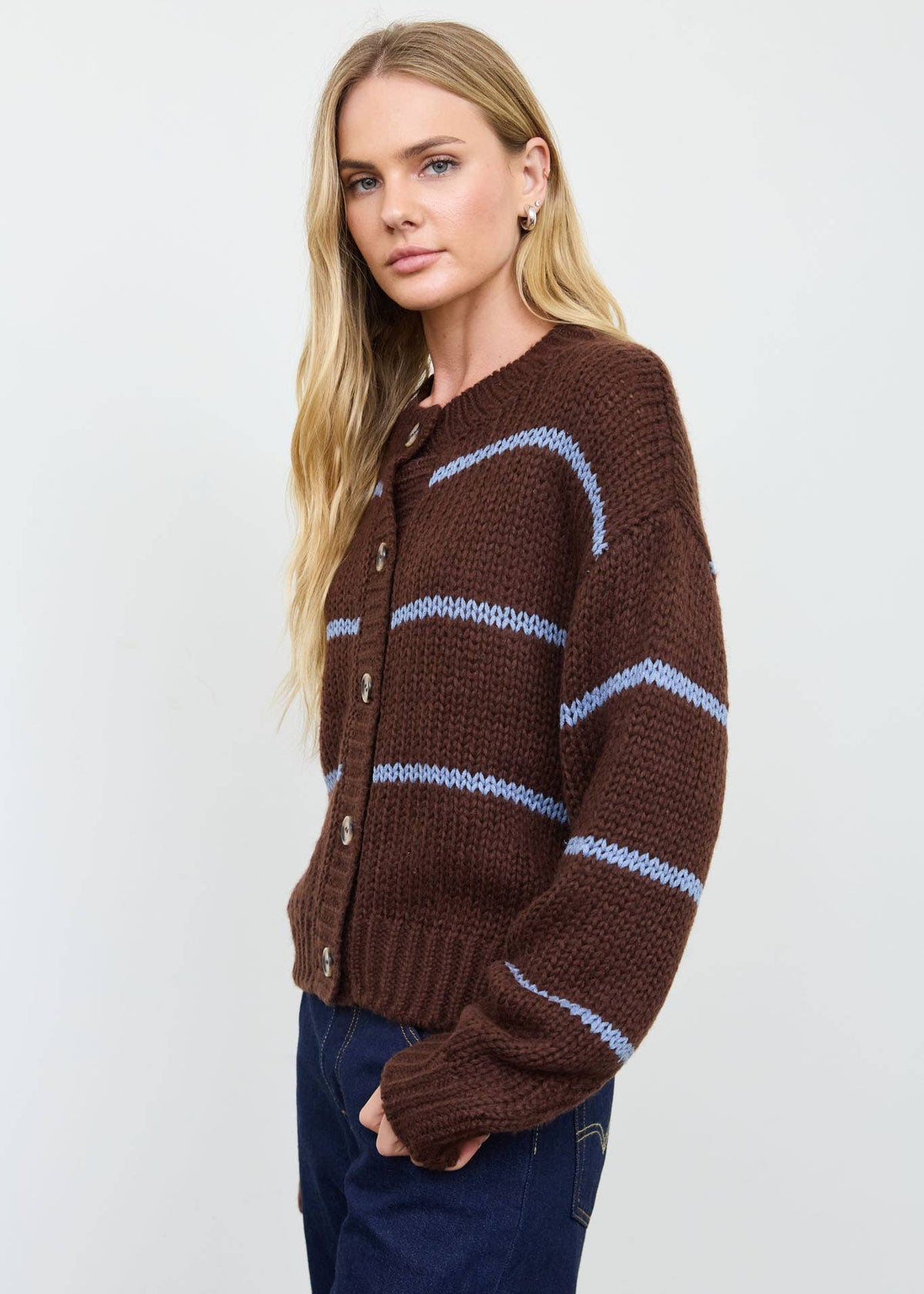 Jackie Striped Cardigan