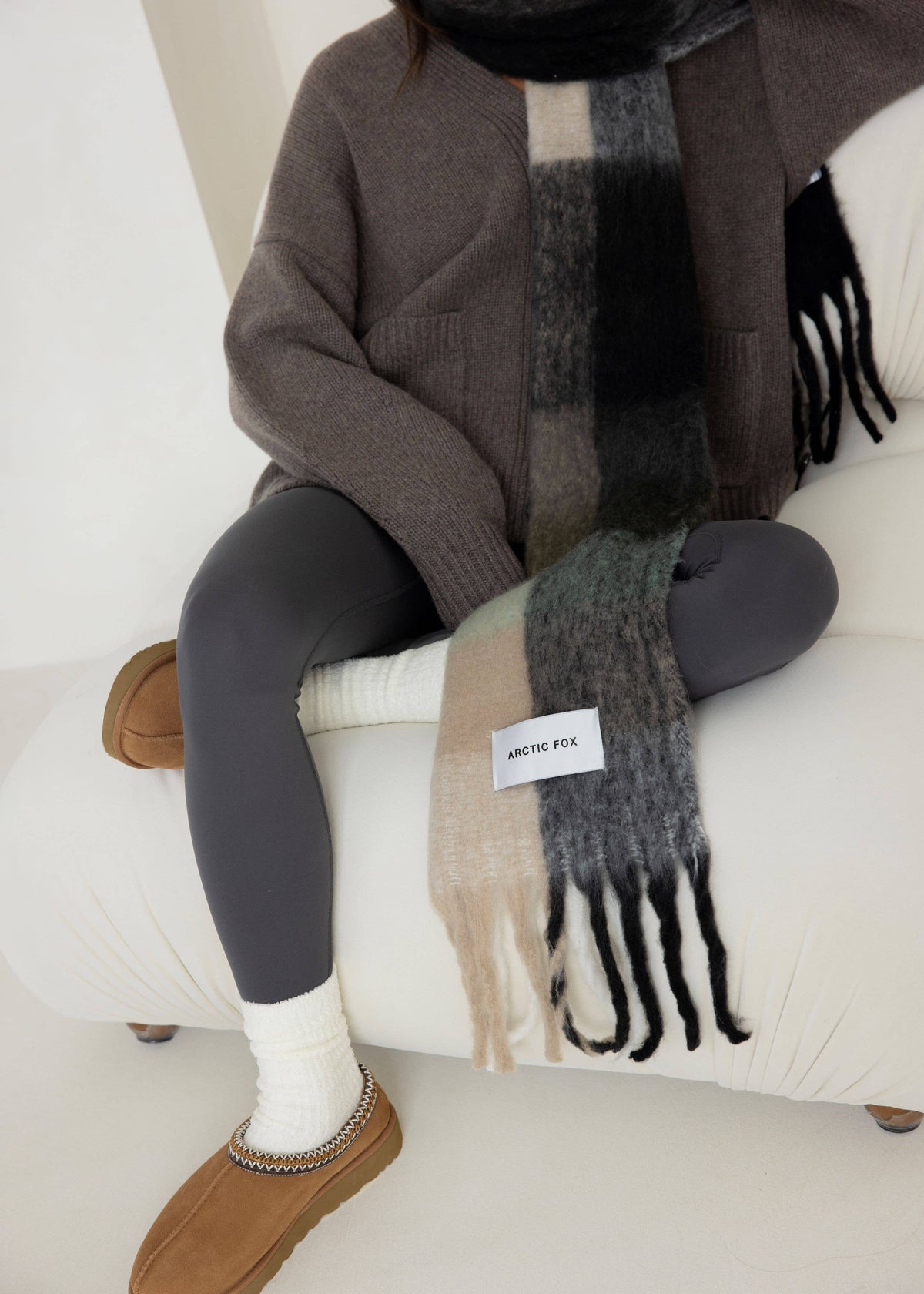 Arctic Fox Cosy Socks- White