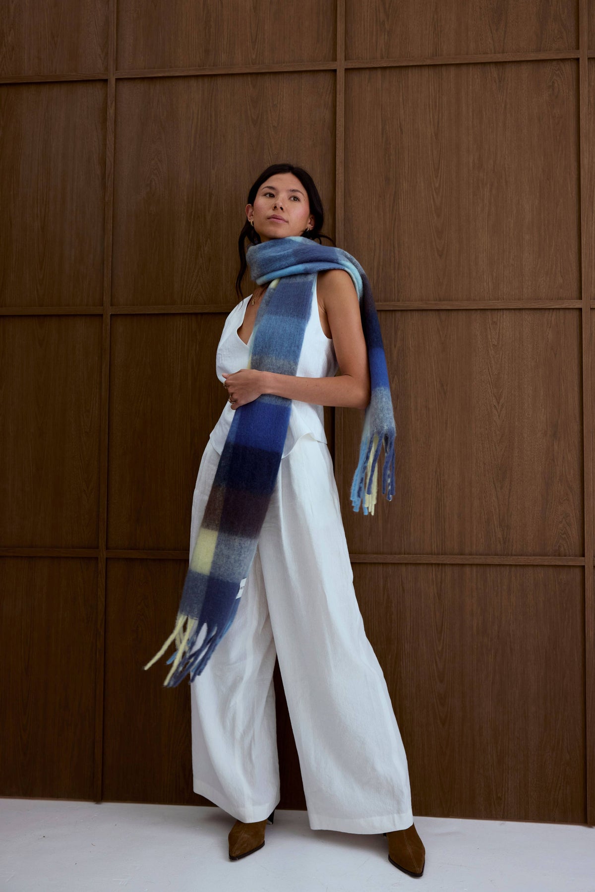 Arctic Fox The Reykjavik Scarf in Blue