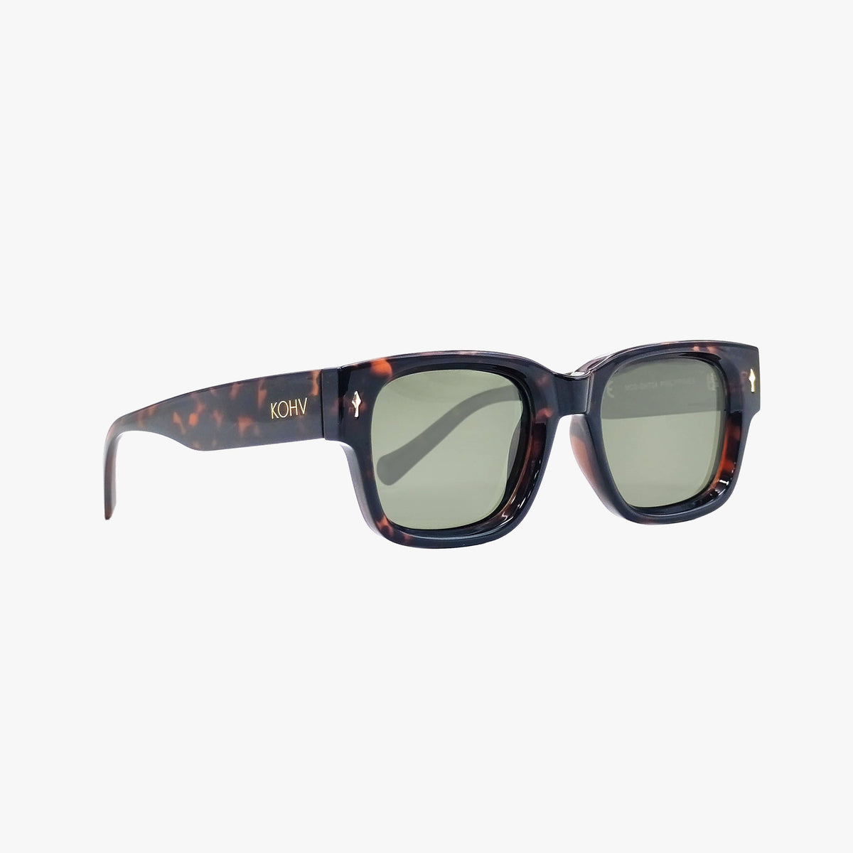 Mod Espresso Polarized Square Sunglasses