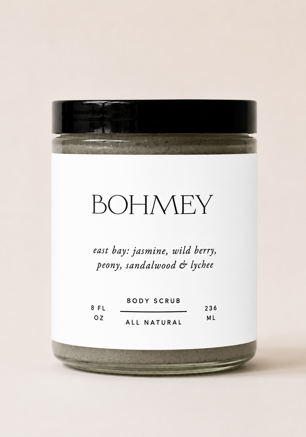 Bohmey East Bay Natural Body Scrub
