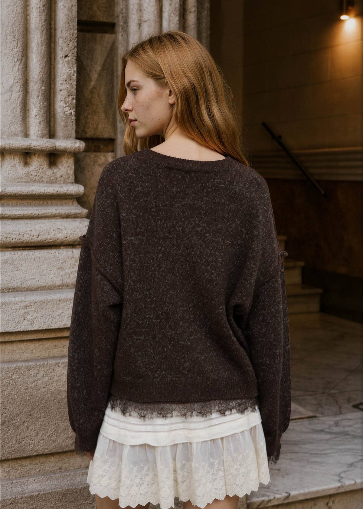 Lizzy Lace Cardigan Top