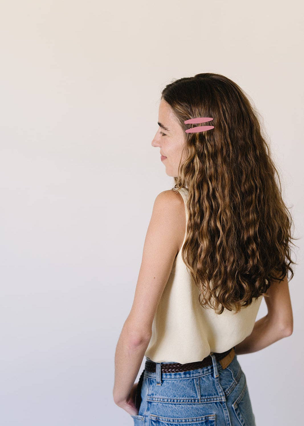 Nat + Noor Celine Hair Clips - Seashell Pink