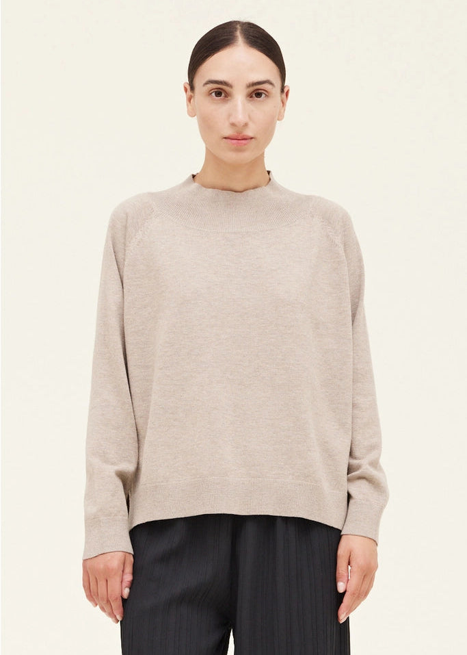 Miranda Mock Neck Sweater