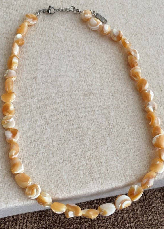 Natural Mother-of-Pearl Shell Necklace