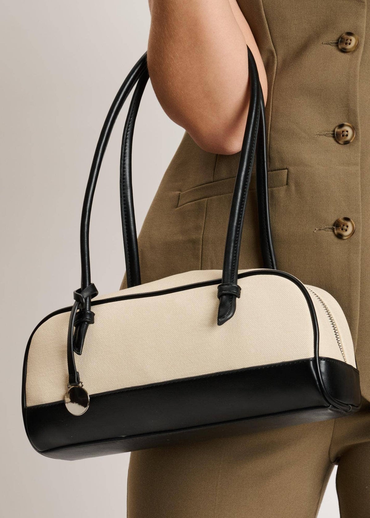 Moda Luxe Paloma Canvas Shoulder Bag