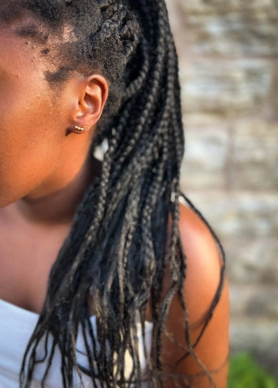 Natalie Clare Three Bead Stud