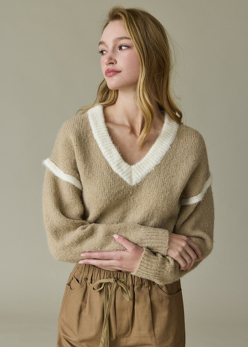 Harper Soft Knit V-Neck Pullover