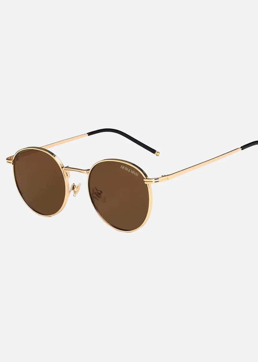 Fifth & Ninth Jackson Sunglasses in Brown/Gold