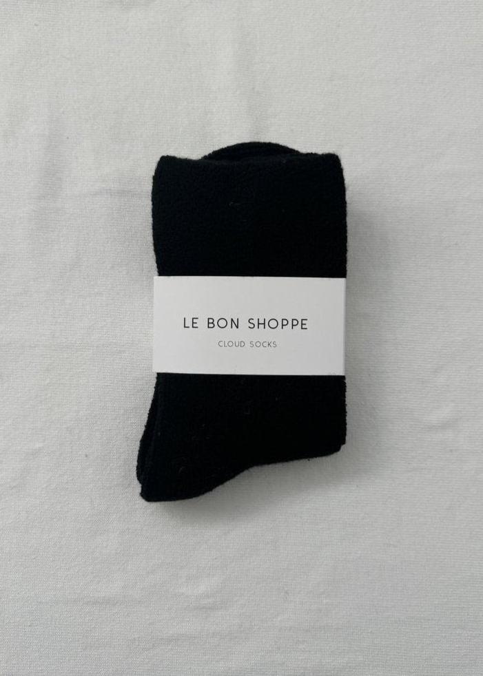 Le Bon Shoppe Cloud Socks in Black