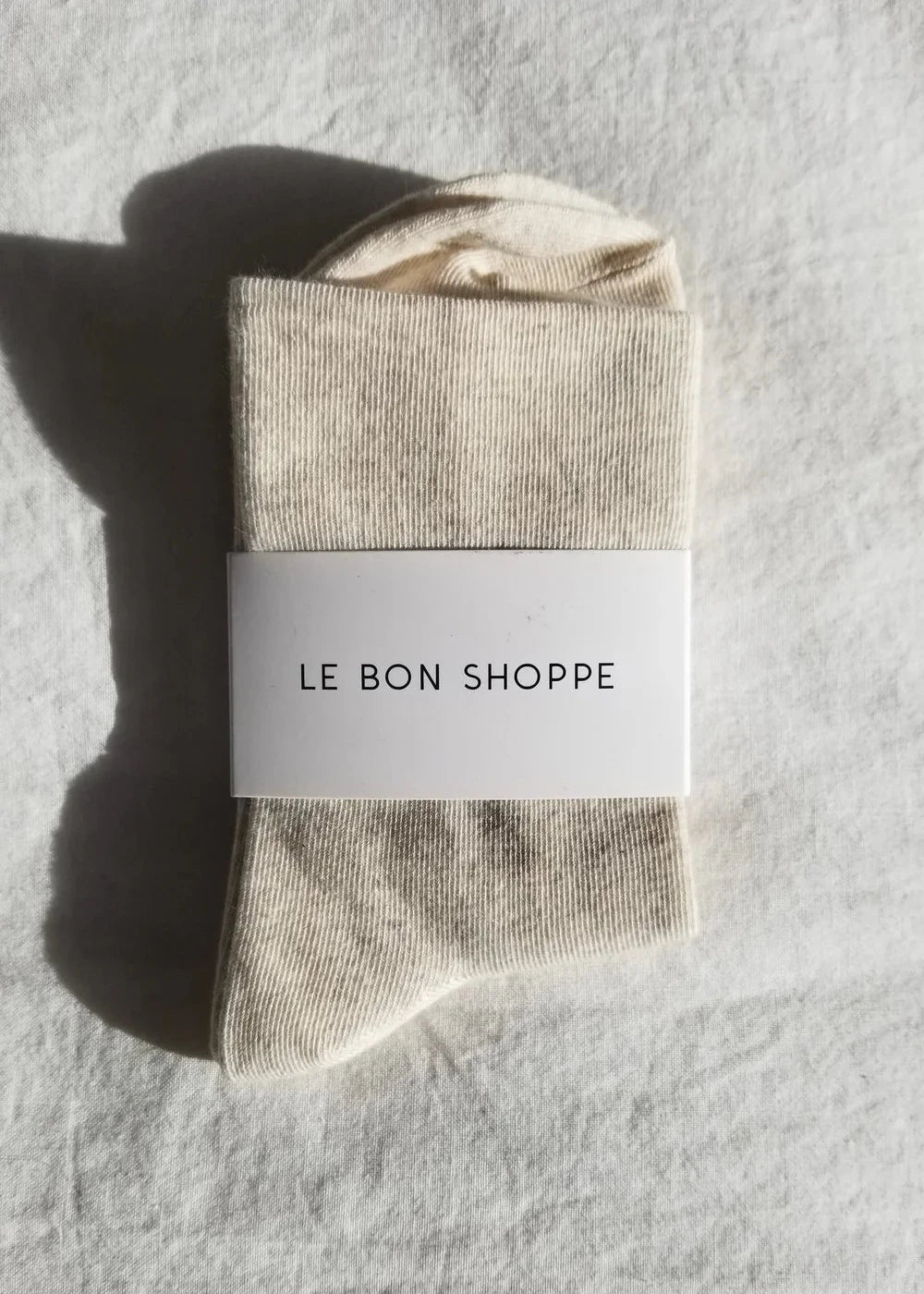 Le Bon Shoppe Sneaker Socks in Oatmeal