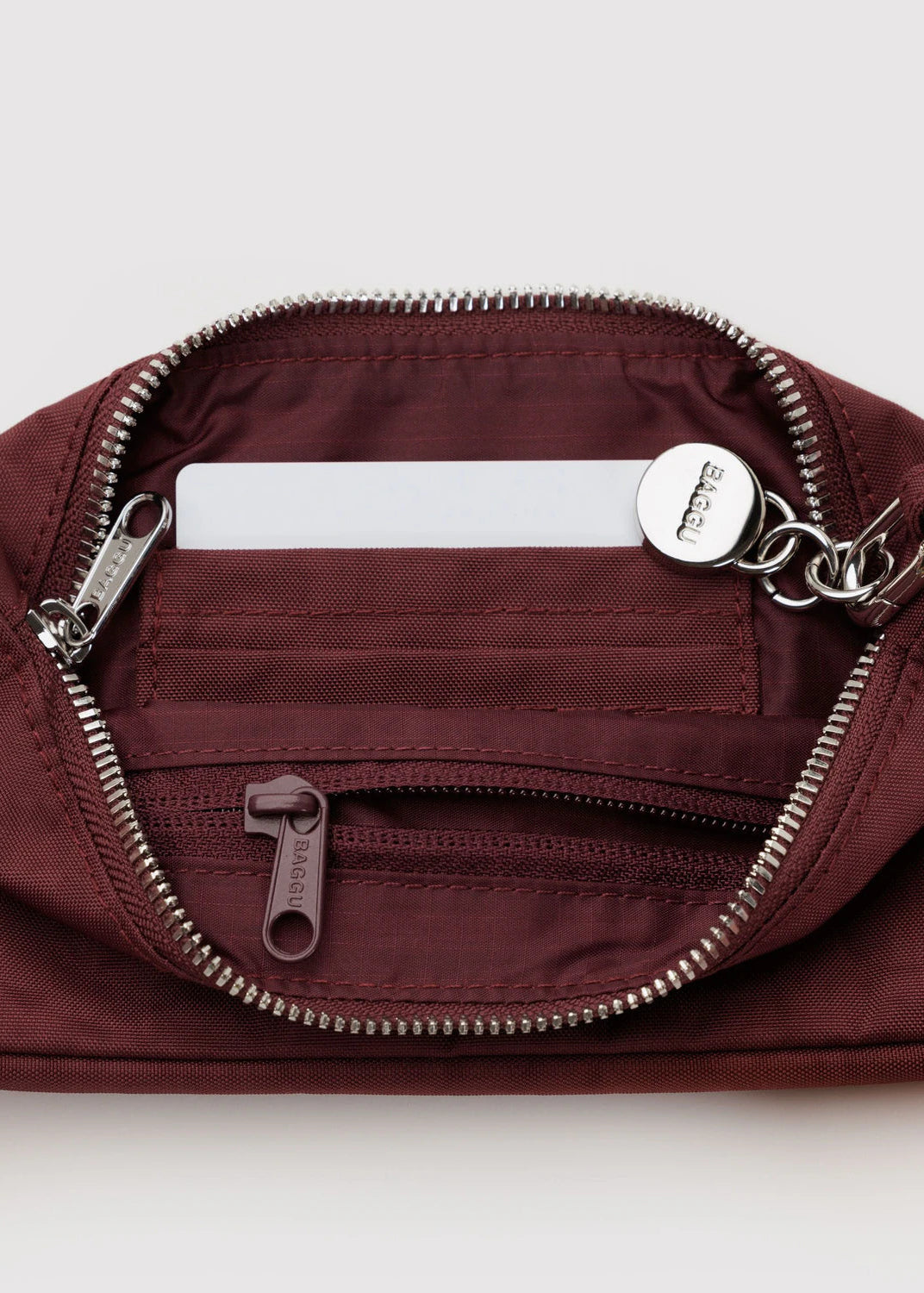Baggu Nylon Pochette in Mahogany