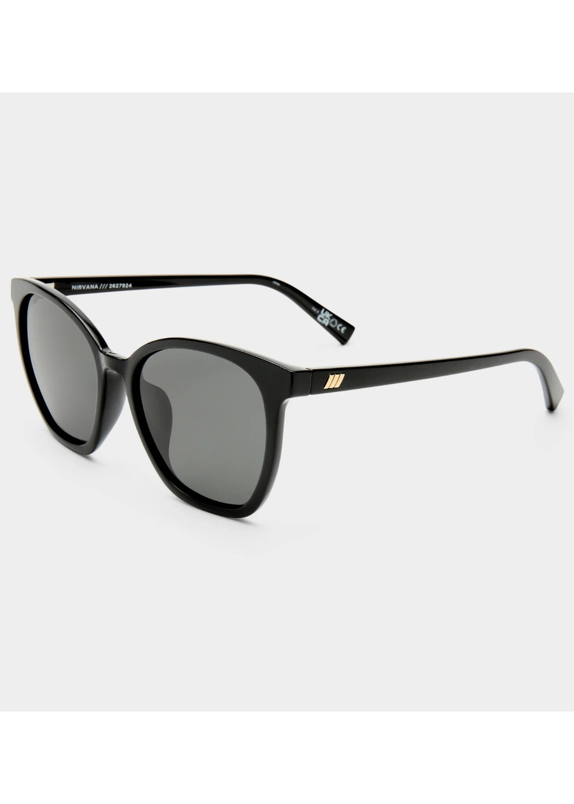 Le Specs Nirvana Sunglasses in Black