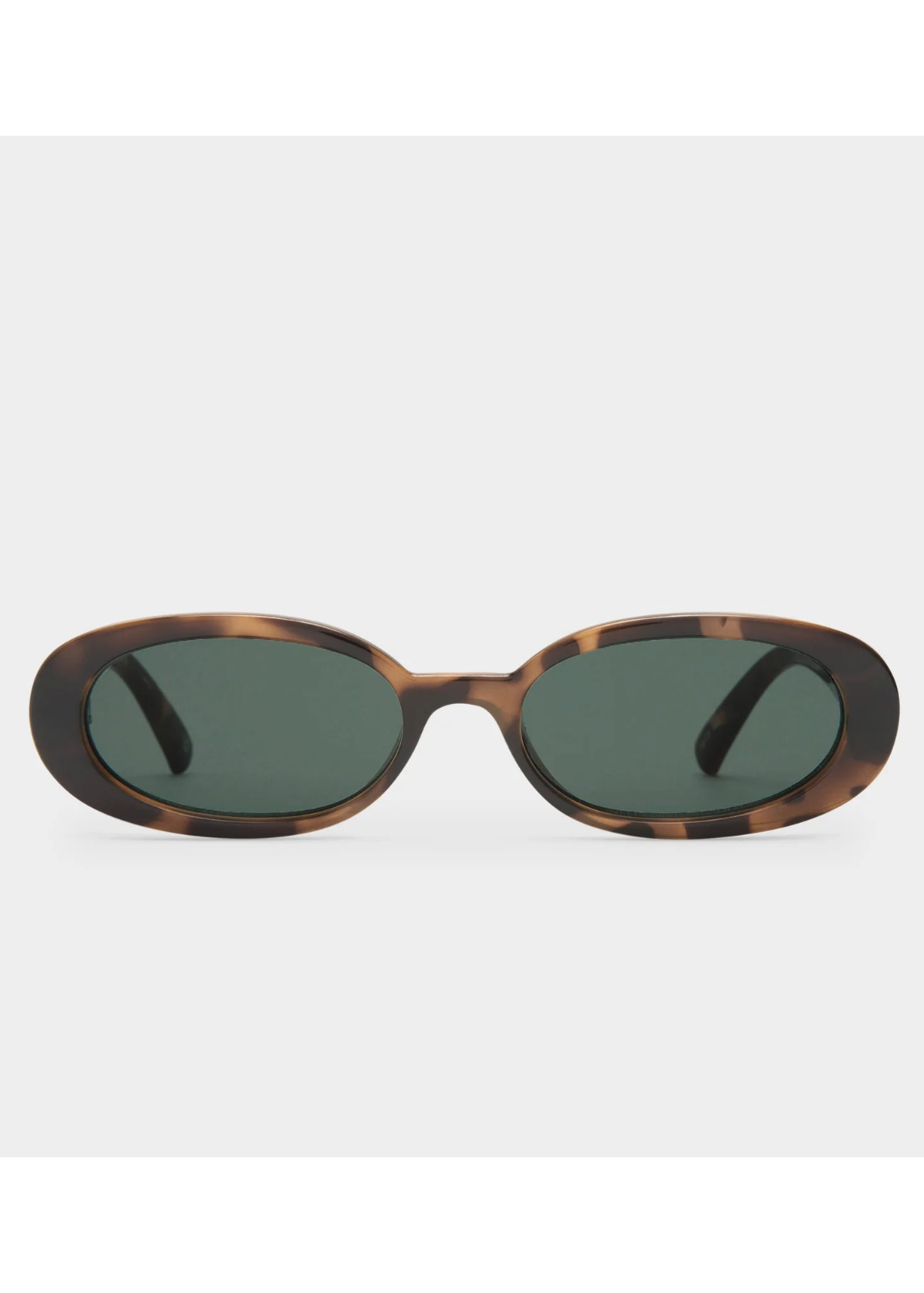 Le Specs Outta Love in Tort Green Mono