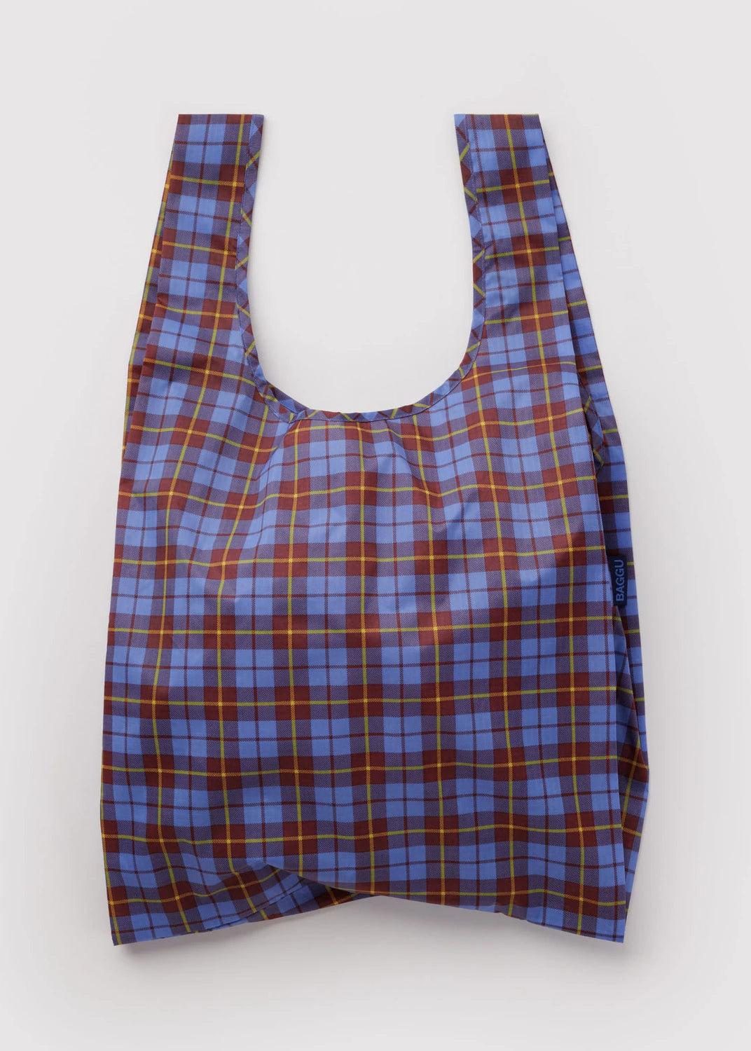 Baggu Standard Reusable Bag in Blue Tartan
