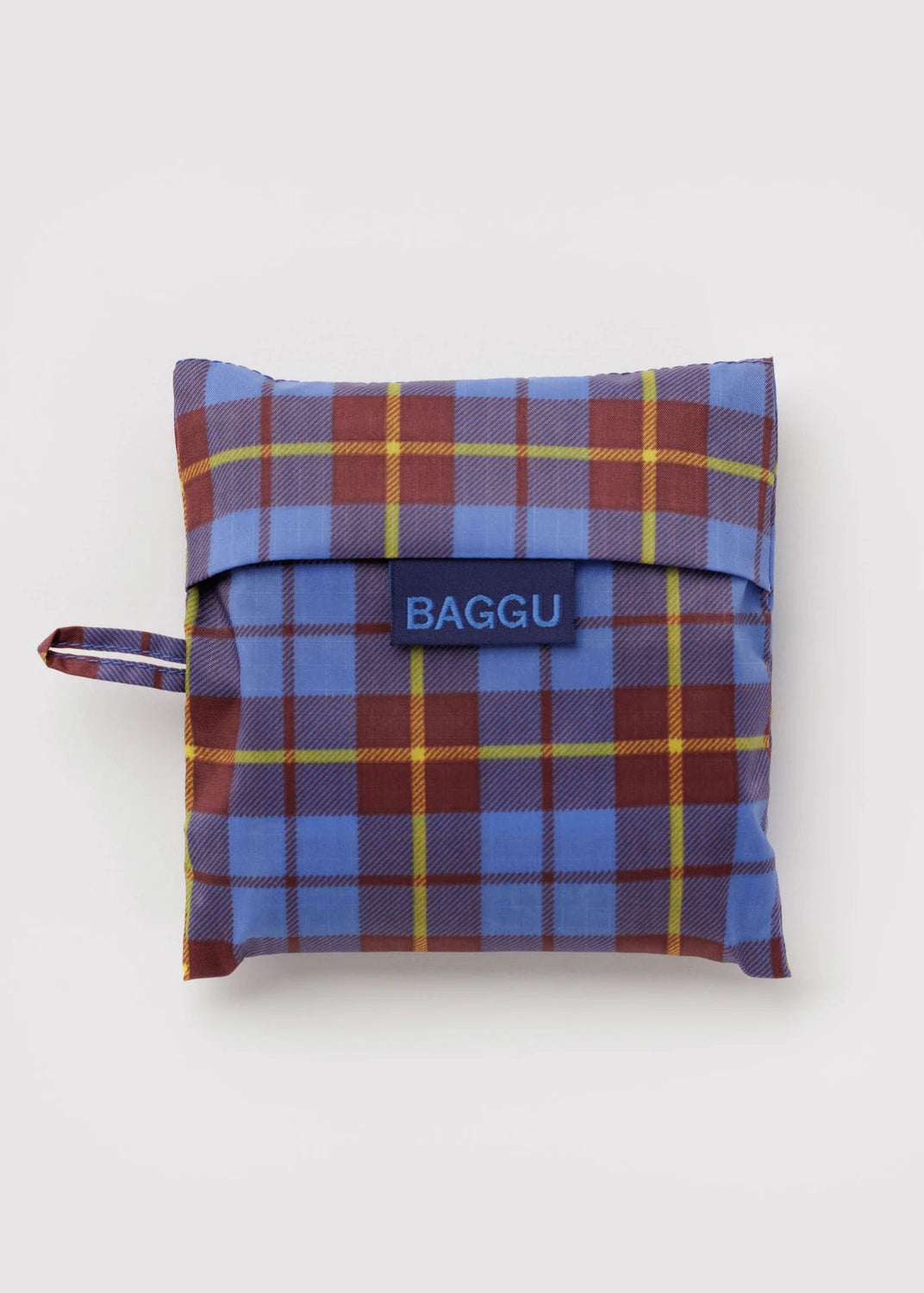 Baggu Standard Reusable Bag in Blue Tartan