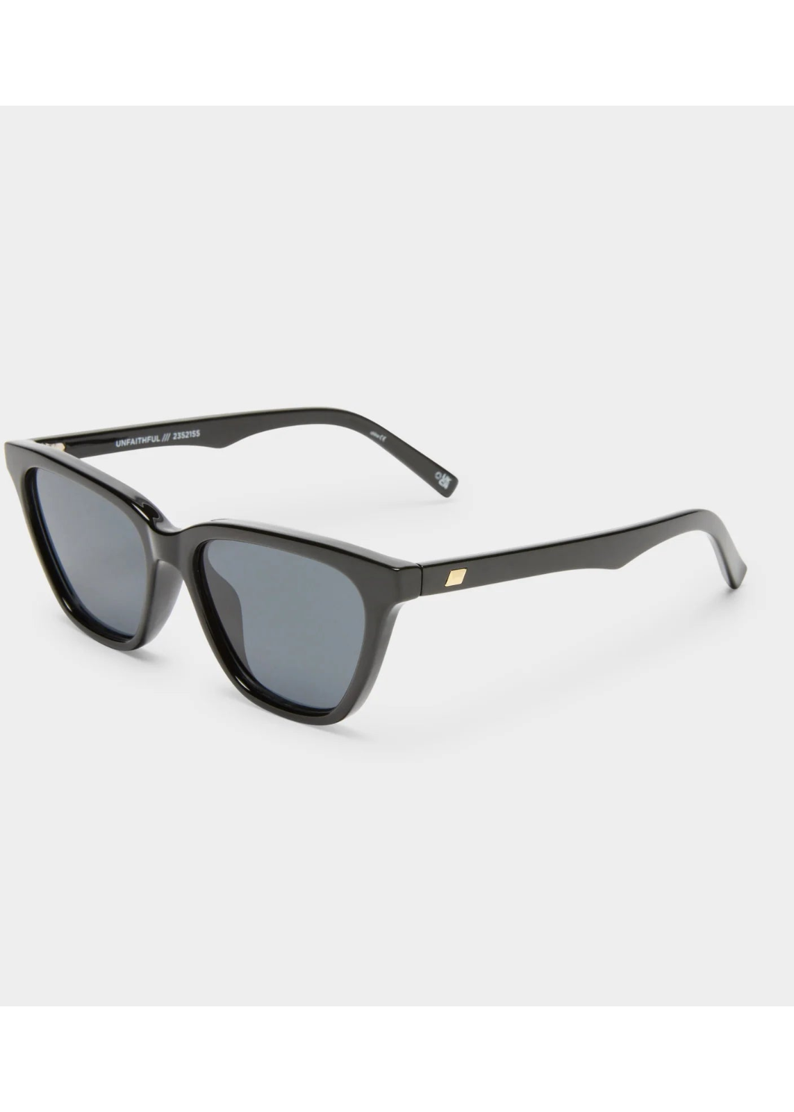 Le Specs Unfaithful Sunglasses in Black Smoke