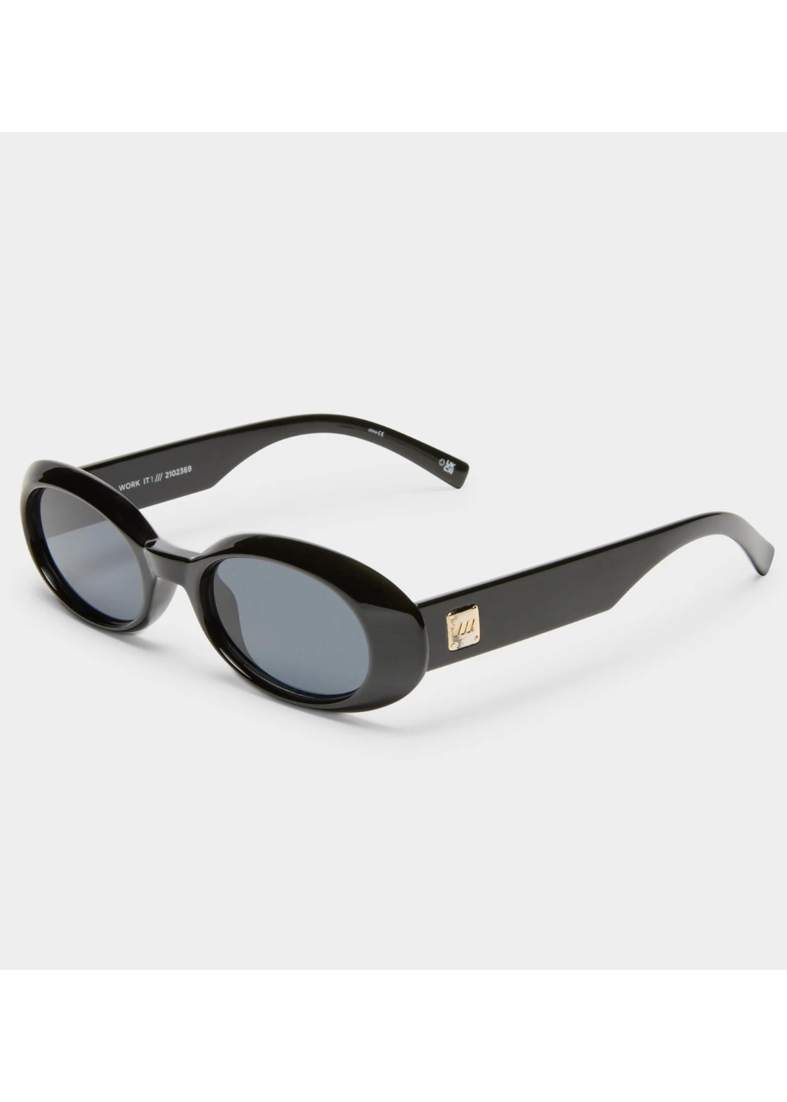 Le Specs Work It Sunglasses in Black