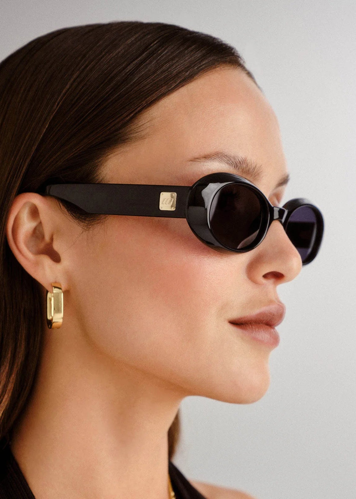 Le Specs Work It Sunglasses in Black
