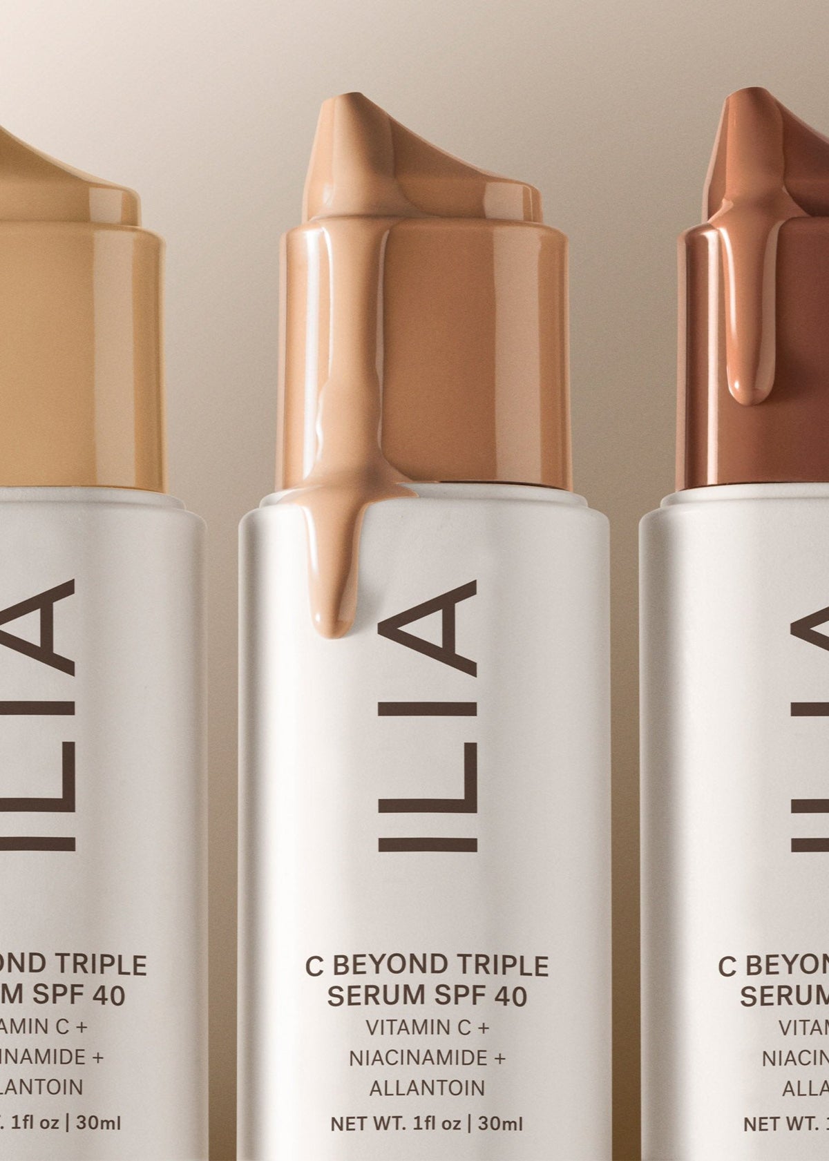 ILIA C Beyond Triple Serum SPF 40 Mineral Sunscreen with Vitamin C