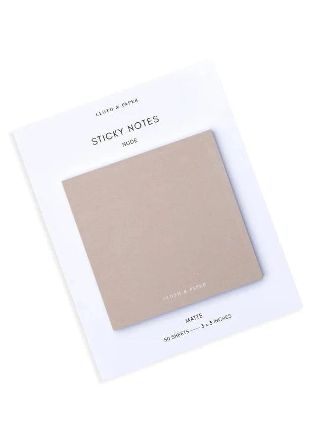 Note Neutrality Sticky Notes - Nude