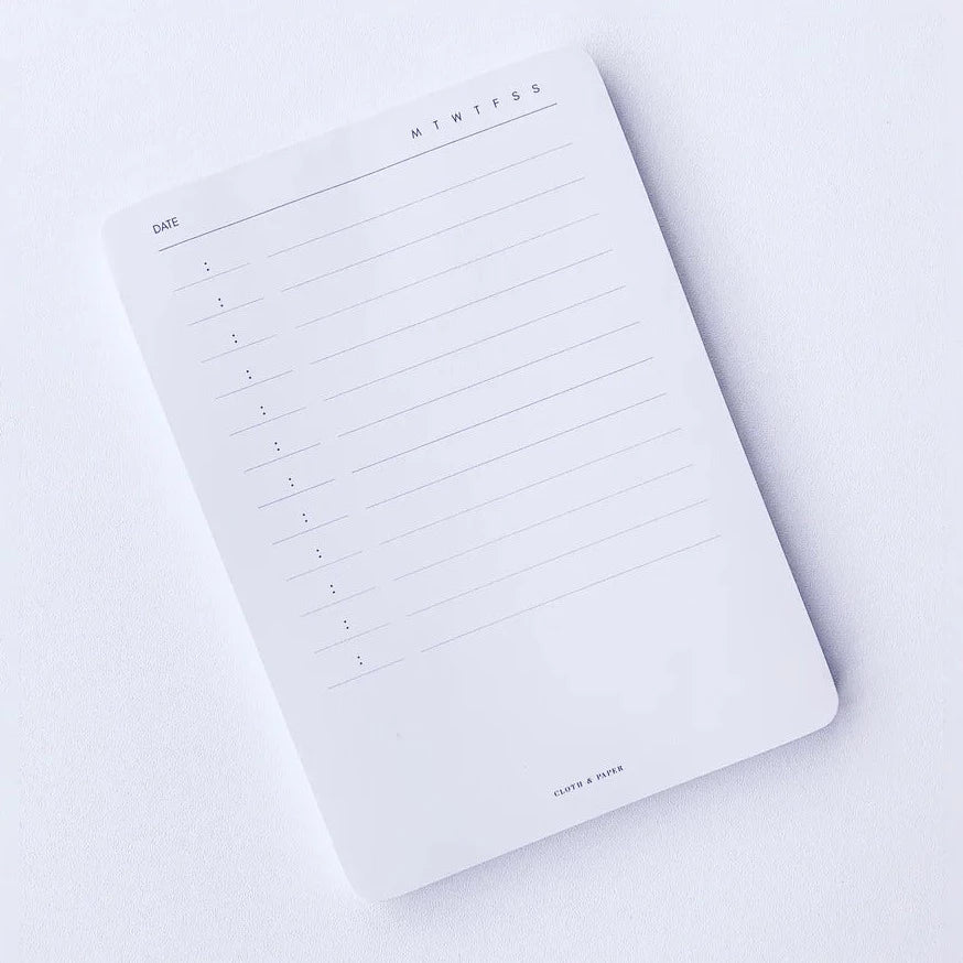 Small Schedule Notepad